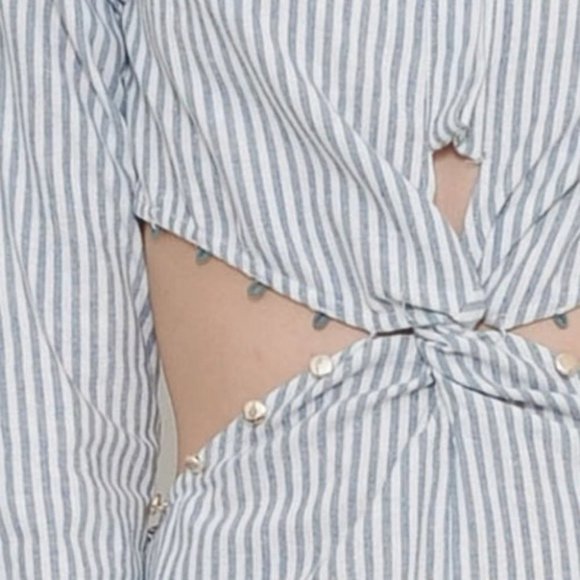 CHIC DOLLZ Striped Jumpsuit - Picture 3 of 3